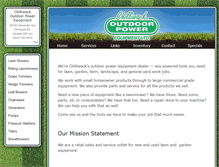 Tablet Screenshot of chilliwack-power-equipment.com